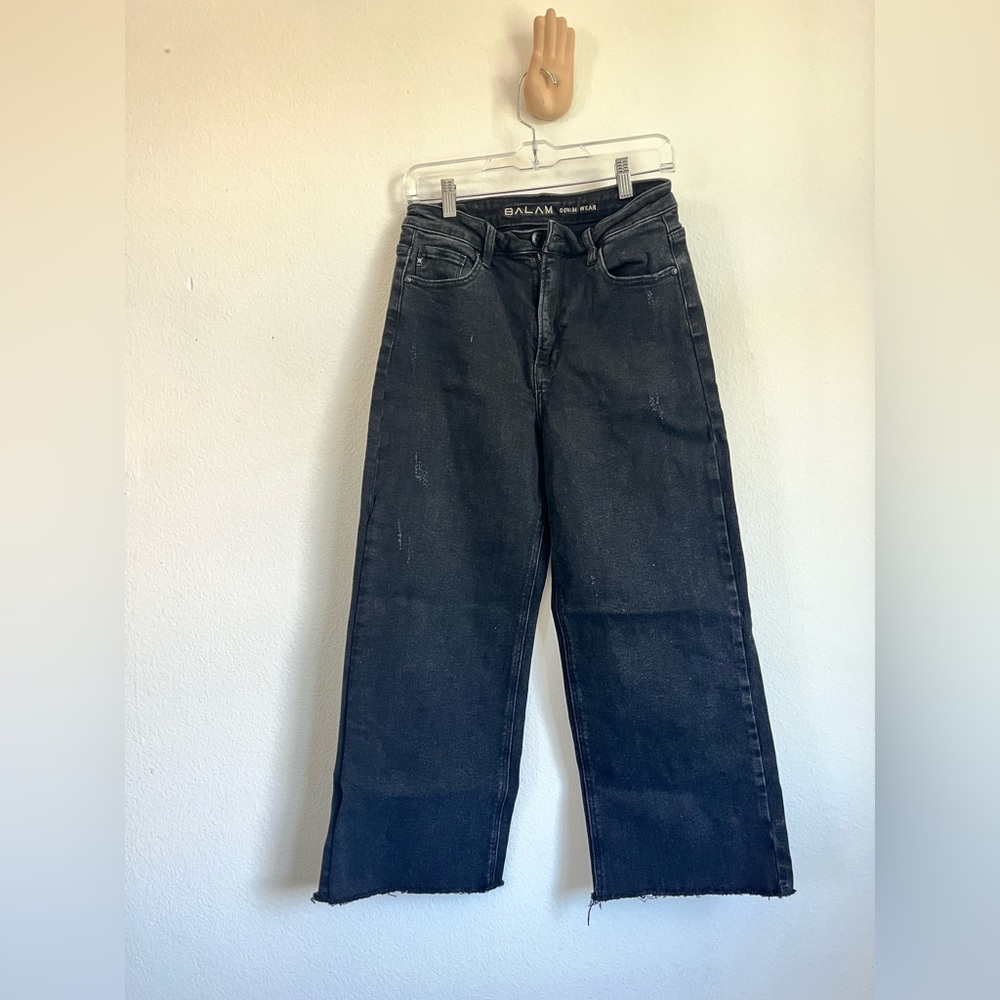 Black Wide Leg Jeans